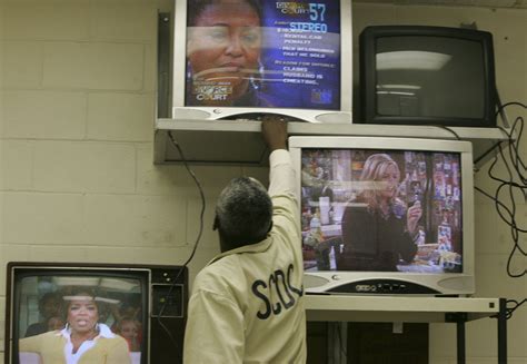 When inmates are watching TV in their cells, that reduces their time needing to be watched at other locations around the premises. . How much is a tv for an inmate